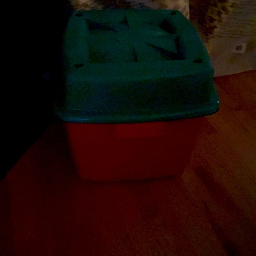 Christmas ornaments organizer.